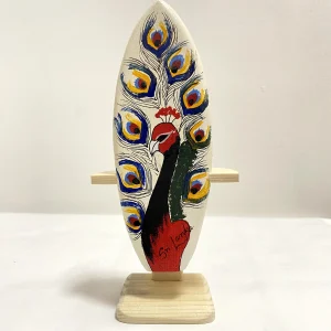 Art surfboard on Stand Hand Painted