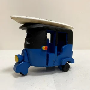 Handmade Wooden Tuk with Art Surfboard-Hand Painted Black& Blue(Bridge)