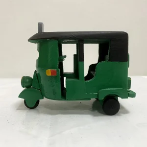 Handmade wooden Tuk plain Green colour